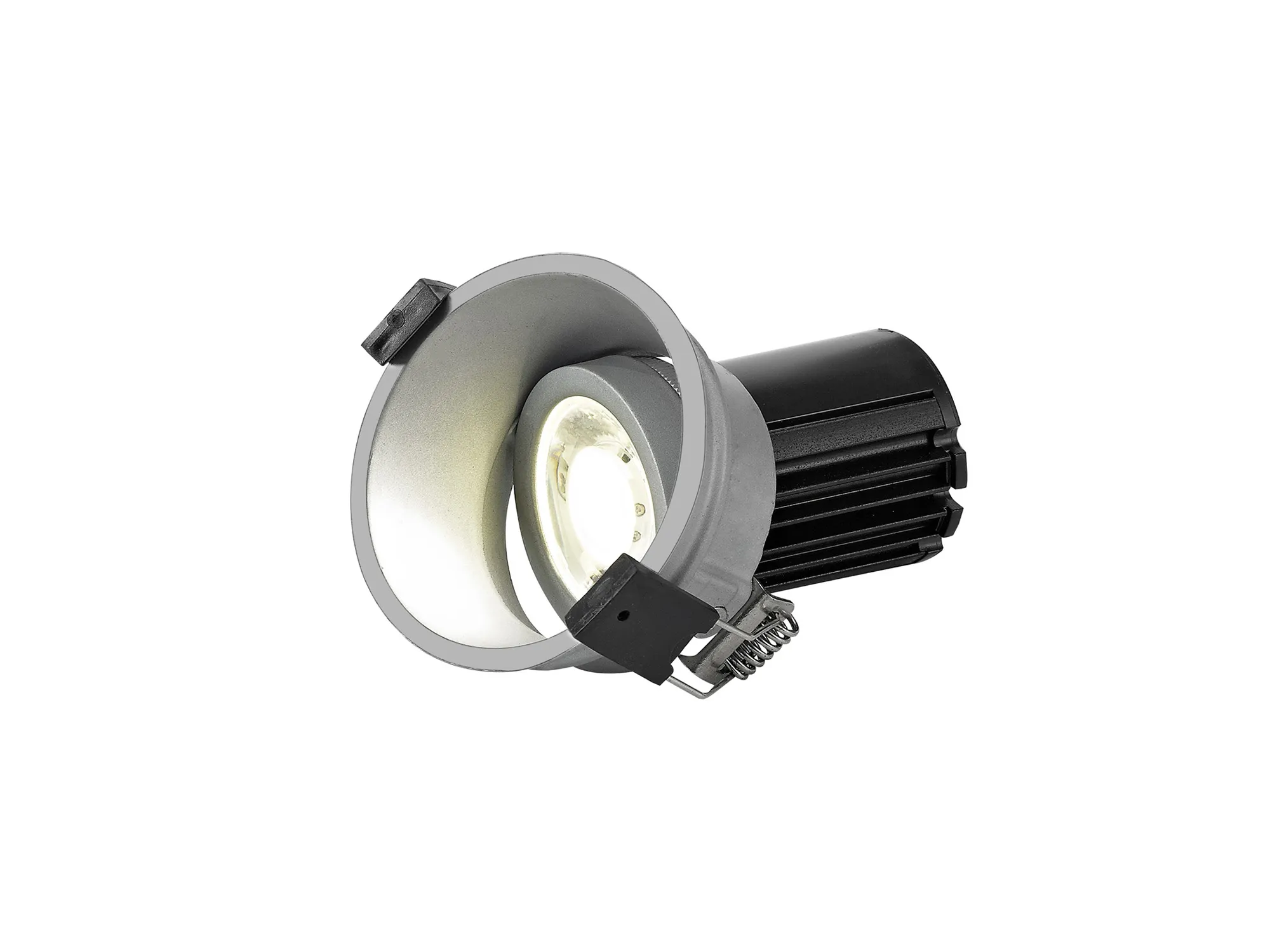 Bania A 10 Tridonic Powered 10W 2700K 760lm 36° CRI>90 LED Engine Silver Adjustable Recessed Spotlight; IP20